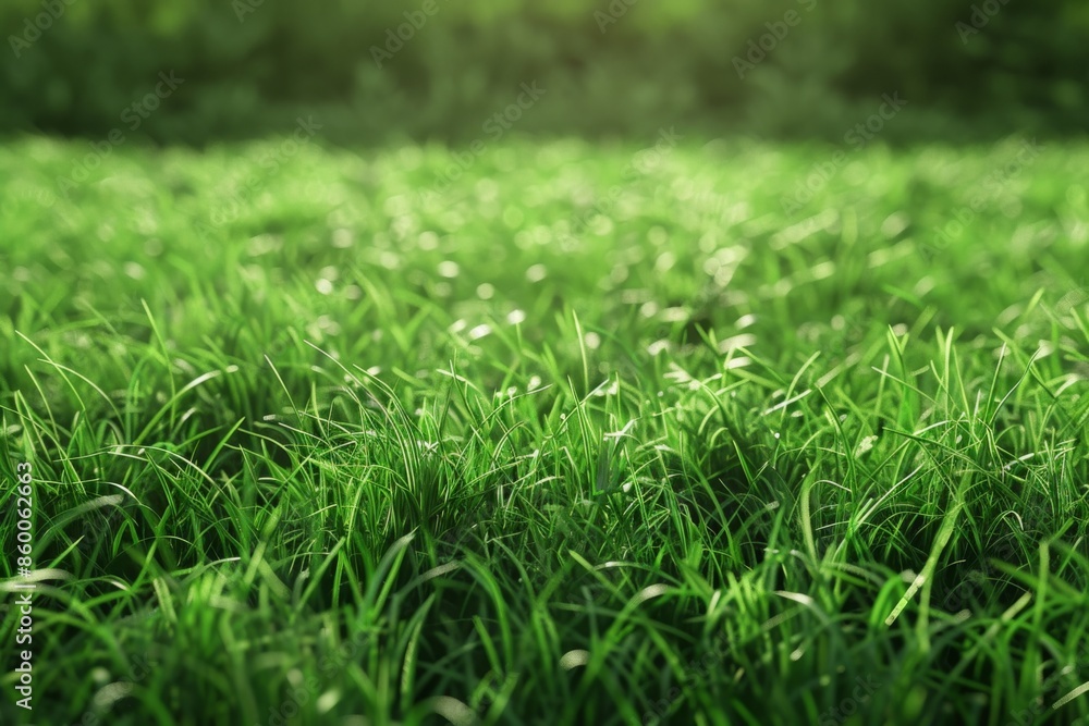 Vibrant Green Grass Under the Sunlight. Natural Texture Theme Vibrant Green Grass Under the Sunlight. Natural Texture Theme