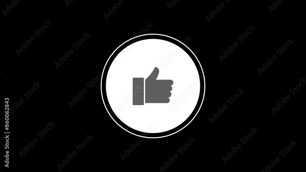 Notification Like Animation for Youtube with alpha channel Notification Like Animation for Youtube with alpha channel