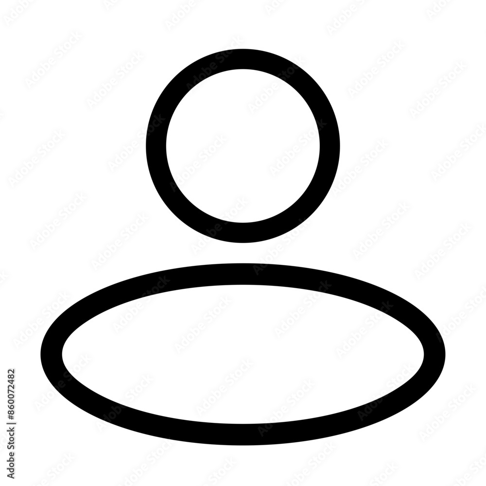 Avatar icon - Essential basic icon