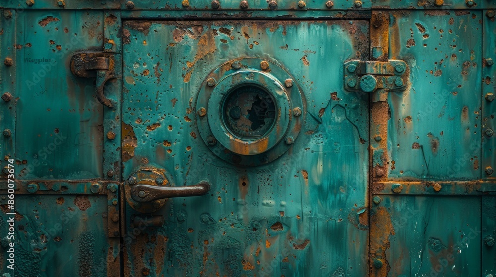 Locked door,propaganda style, photorealistic Locked door,propaganda style, photorealistic