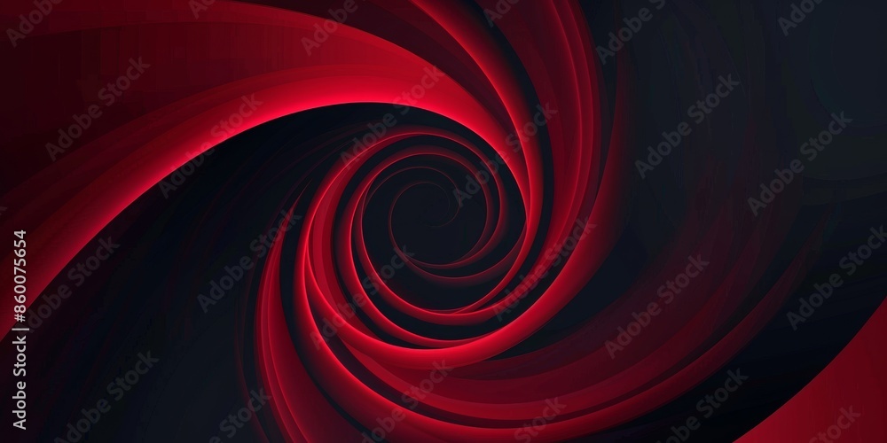minimalist flat background for ecommerce site with room for text, red swirl on black background minimalist flat background for ecommerce site with room for text, red swirl on black background