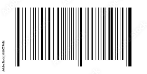 Barcode isolated on white