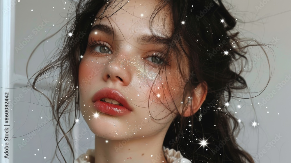 Φωτογραφία Beautiful Female Portrait for Beauty and Fashion Generative AI
