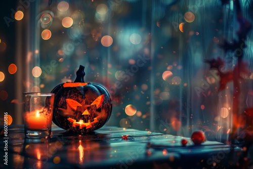 Dark and Moody Halloween in Mesmerizing Bokeh © Cloudyew