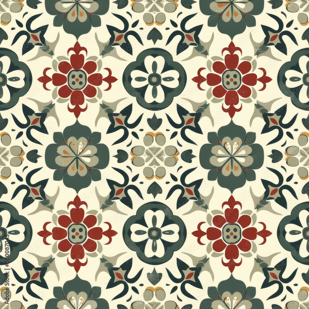 A pattern of flowers and leaves in a blue and white color scheme. The flowers are arranged in a way that creates a sense of movement and flow. Scene is serene and calming, with the flowers A pattern of flowers and leaves in a blue and white color scheme. The flowers are arranged in a way that creates a sense of movement and flow. Scene is serene and calming, with the flowers