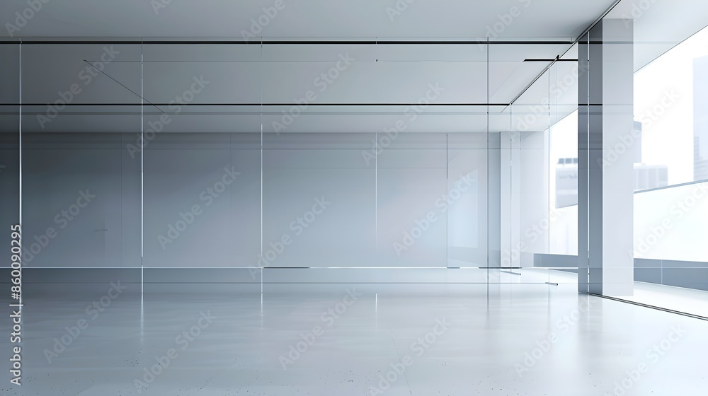 This high-resolution image showcases a modern office layout containing a glass wall The abstract concept of minimalism makes it a best-seller wallpaper or background This high-resolution image showcases a modern office layout containing a glass wall The abstract concept of minimalism makes it a best-seller wallpaper or background