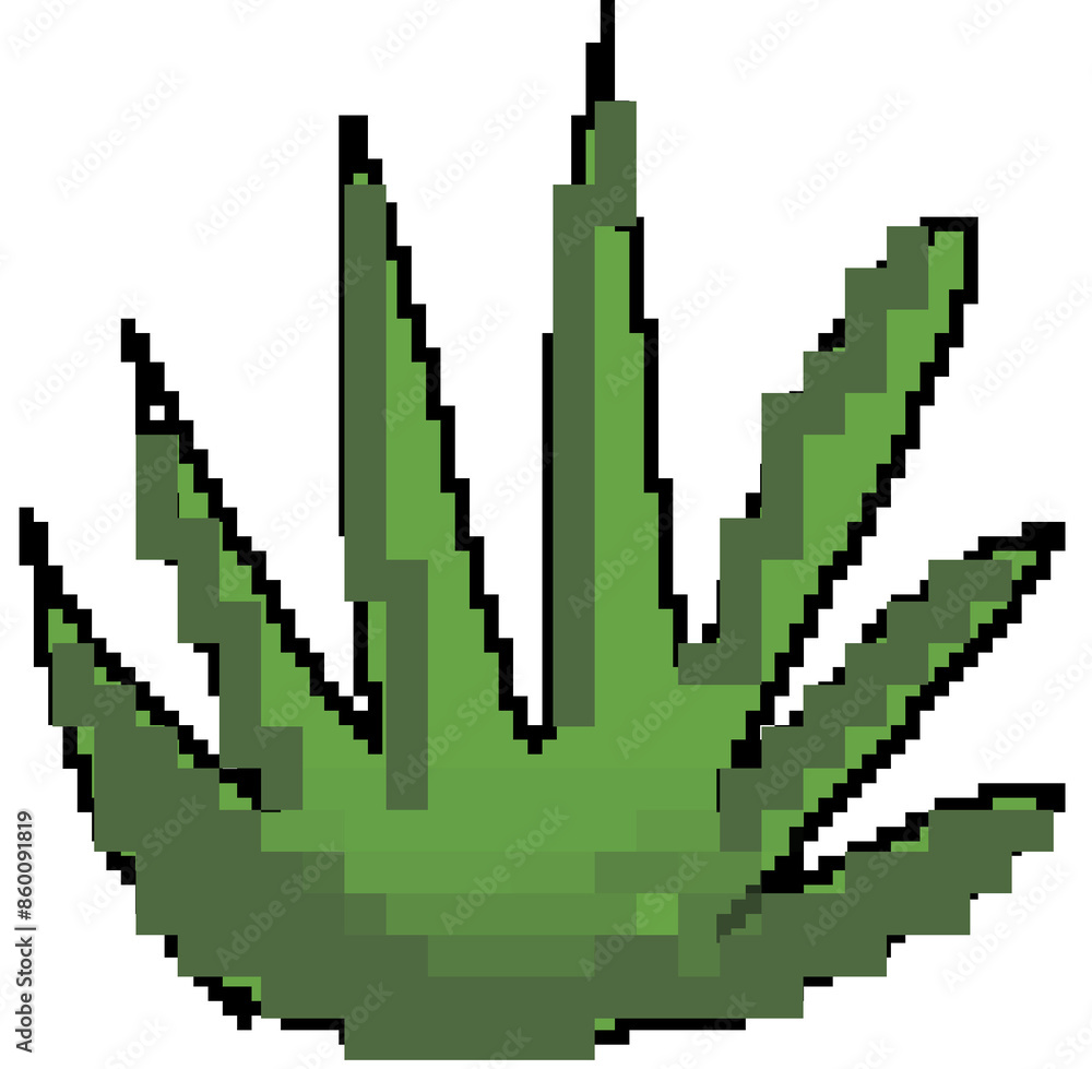 Green grass pixel illustration palnts Green grass pixel illustration palnts