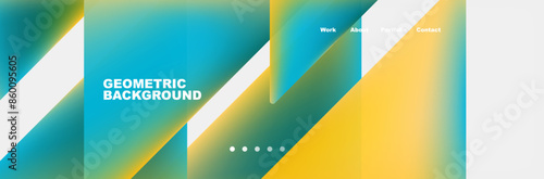 Triangle minimal web site page background design. Vector Illustration For Wallpaper, Banner, Background, Card, Book Illustration, landing page