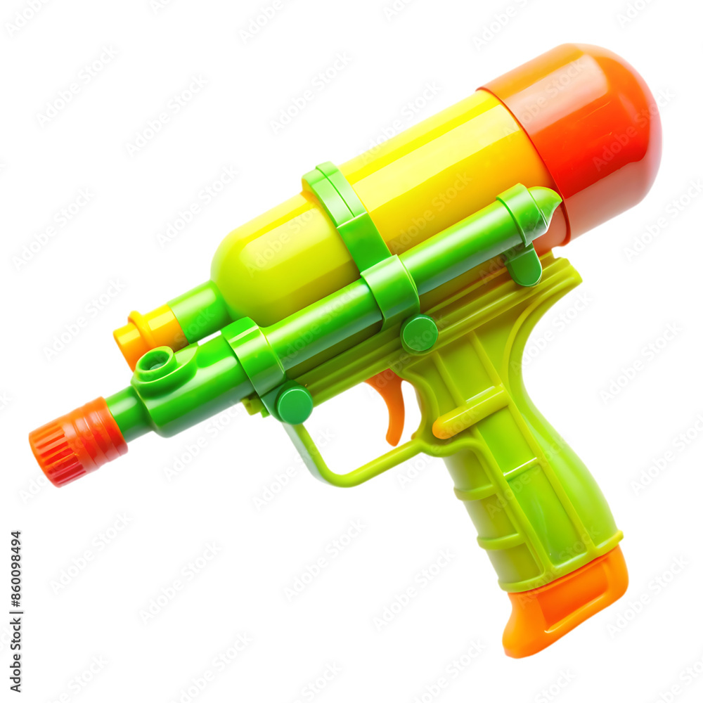 water pistol on transparent background water pistol on transparent background
