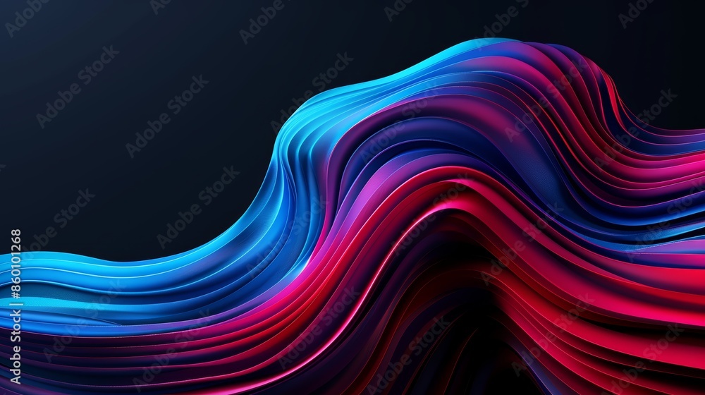 Intricate abstract lines in bright red, blue, and purple on a dark background, representing futuristic digital art with swirling, vibrant patterns Intricate abstract lines in bright red, blue, and purple on a dark background, representing futuristic digital art with swirling, vibrant patterns