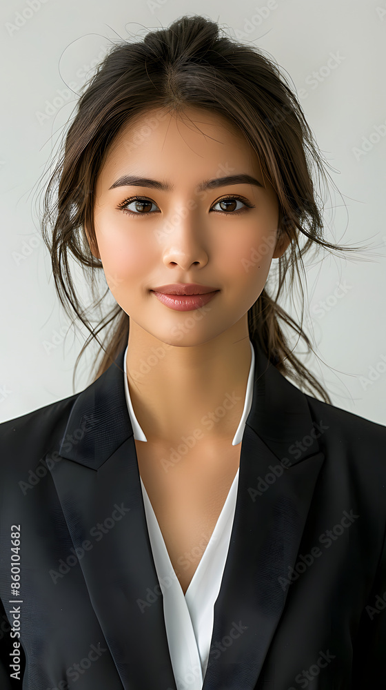 Asian Businesswoman Portrait in Professional Suit Asian Businesswoman Portrait in Professional Suit