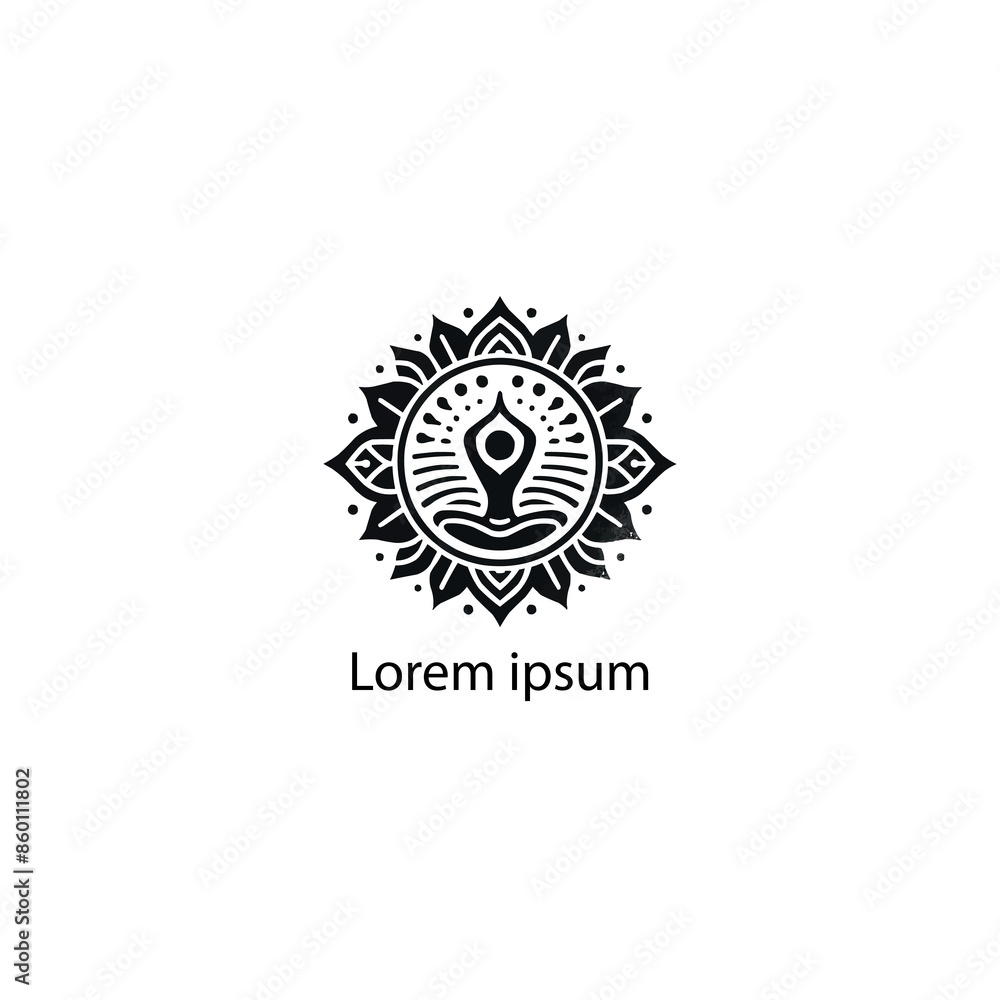 Fototapeta premium A Yoga Logo Design