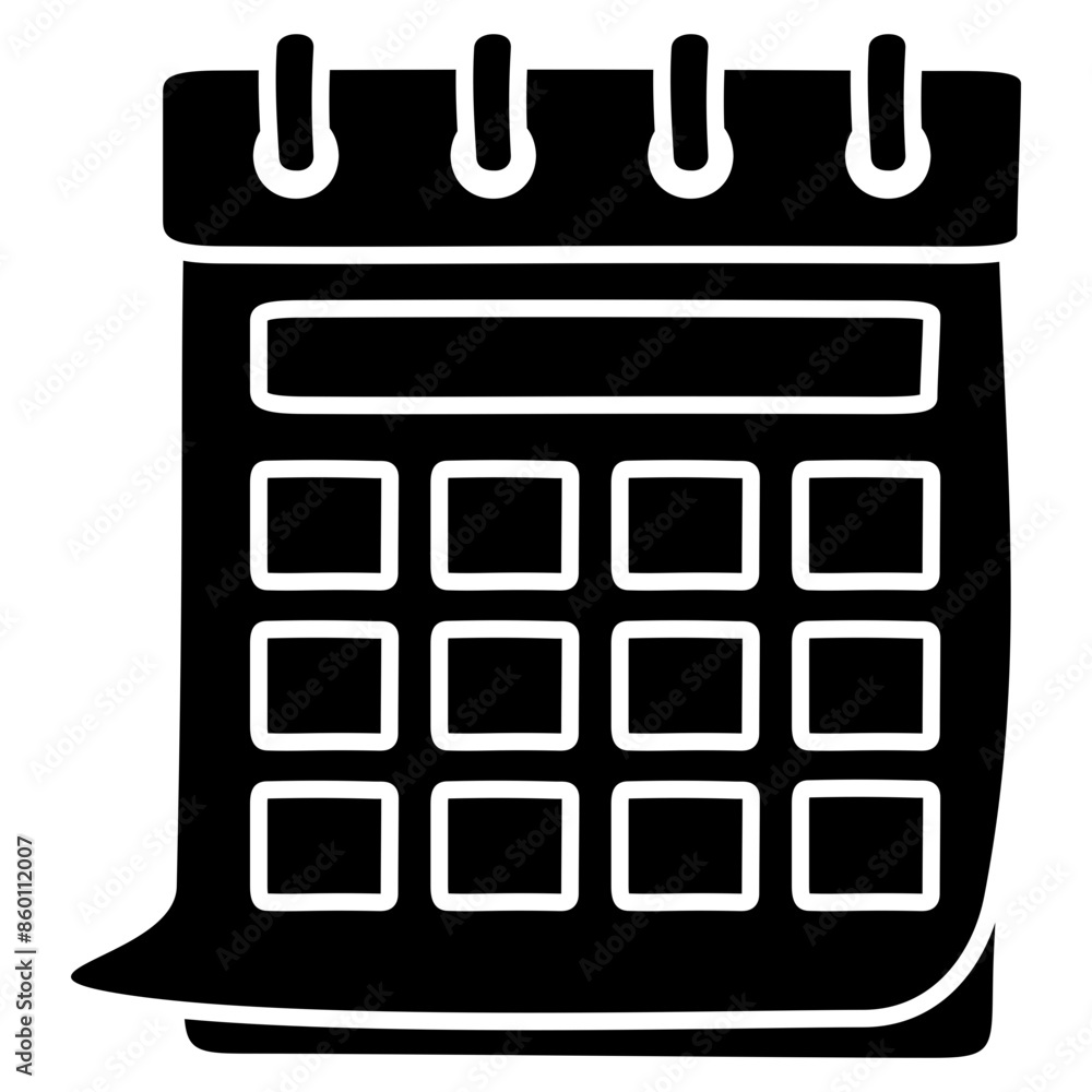 calendar glyph icon calendar glyph icon