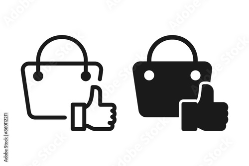 Set of best sale icon vector on blank background. color editable
