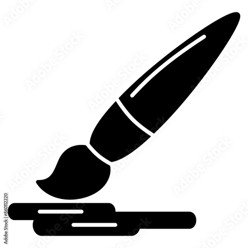 paintbrush glyph icon