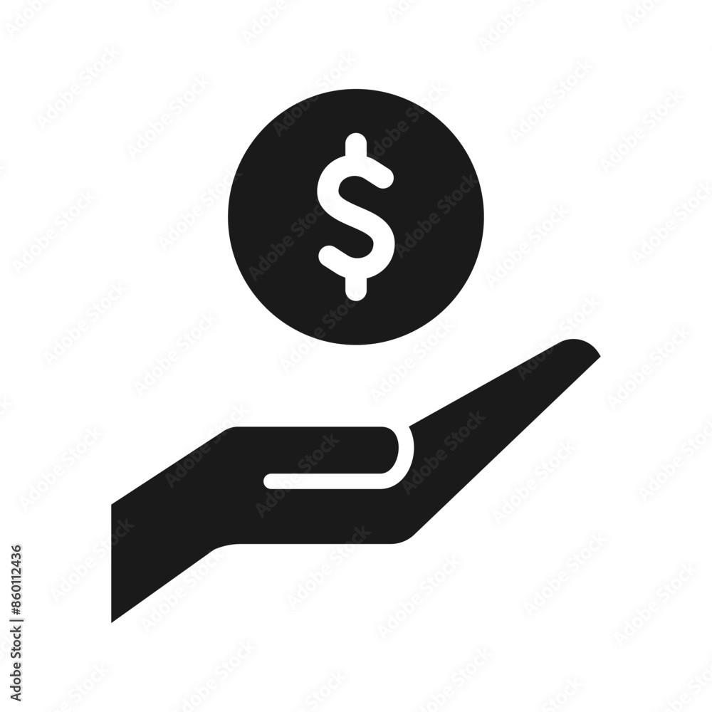 Commission icon vector illustration EPS 8 Commission icon vector illustration EPS 8