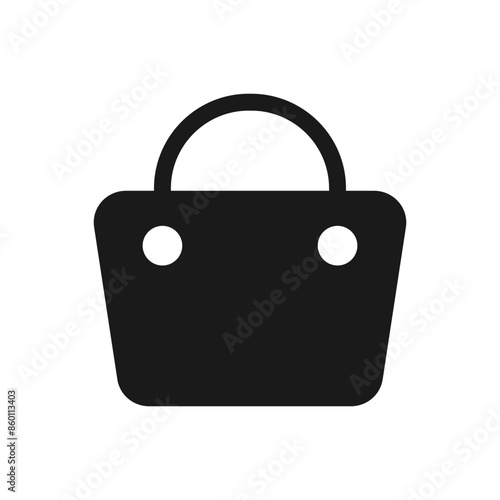 Shopping Bag Icon. vector illustration