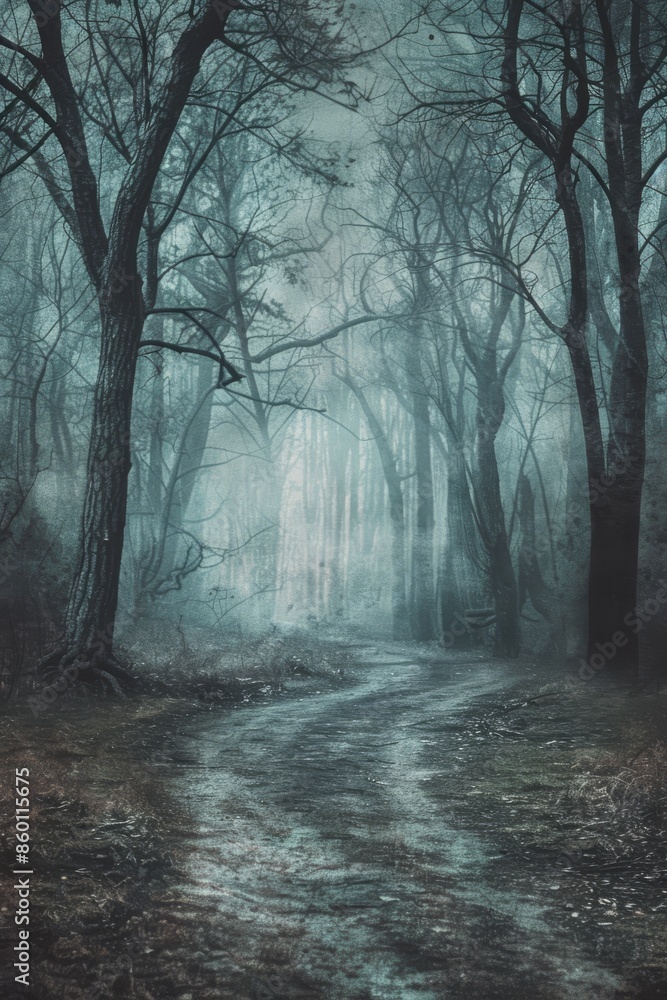 Haunted Forest Trail Layout Background