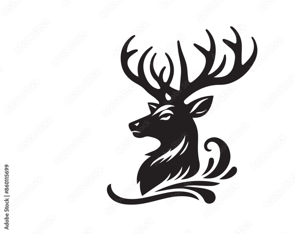 deer silhouette vector deer silhouette vector