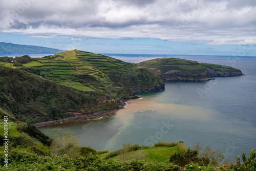 view of the sea and mountains