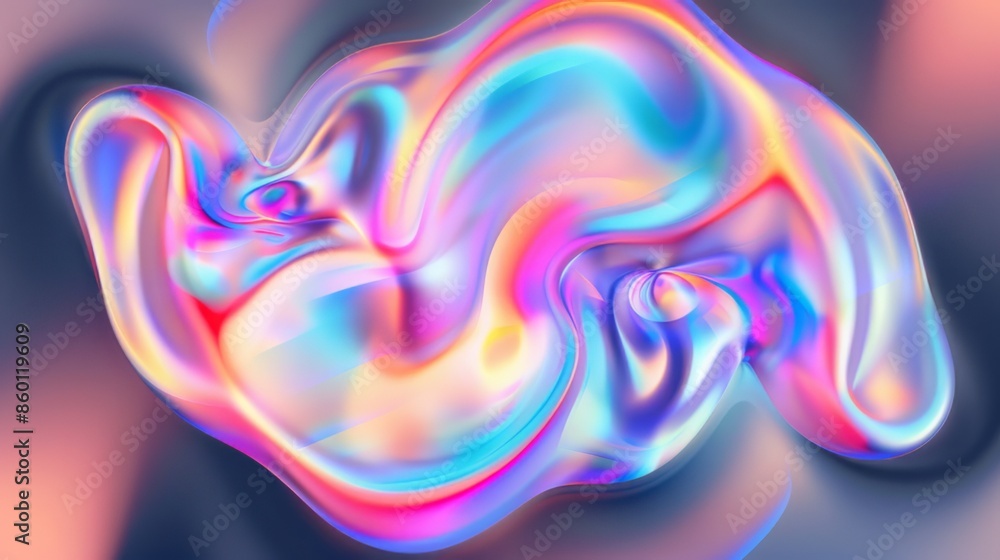 Abstract Holographic iridescent rainbom Y2K fluid background. Lliquid gradient waves surface futuristic texture.Mental health holo modern aesthetic. Trendy Brutalism Abstract Holographic iridescent rainbom Y2K fluid background. Lliquid gradient waves surface futuristic texture.Mental health holo modern aesthetic. Trendy Brutalism