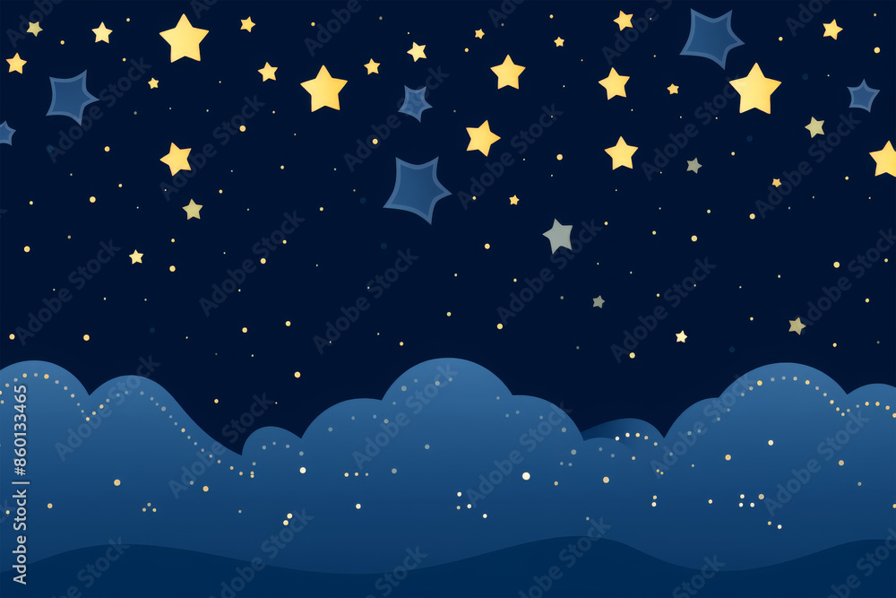 blue sky with star on background blue sky with star on background