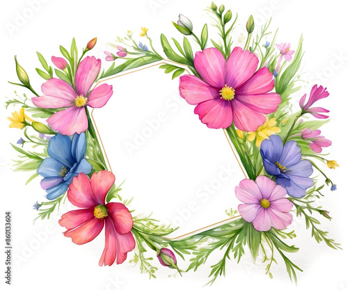 flowers frame 05, Generative AI