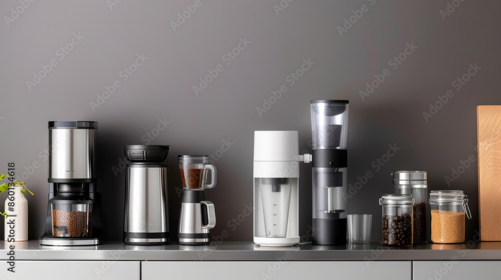 Fototapeta premium Minimalist flat lay composition featuring