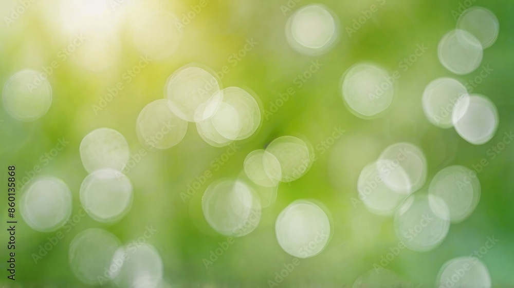 Healing Green Blur with Bright Spots of Light Healing Green Blur with Bright Spots of Light