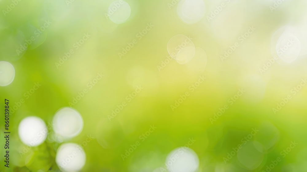 Obraz premium Fresh Spring Backdrop with Light Spots