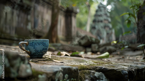 Wallpaper Mural Zen Moments: Tea in a Stone Temple Torontodigital.ca
