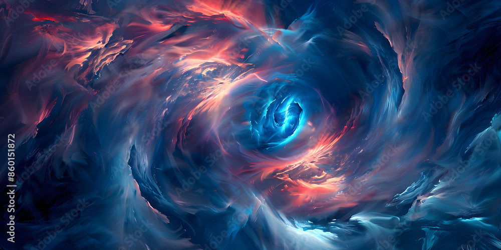 Abstract digital art of a swirling vortex.
Abstract digital art of a swirling vortex.