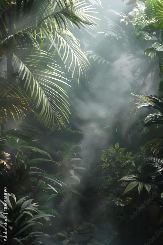 Forest Backdrop, Deep Jungle Background Forest Backdrop, Deep Jungle Background