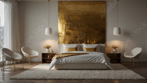 minimalist luxury modern bedroom © Halloway