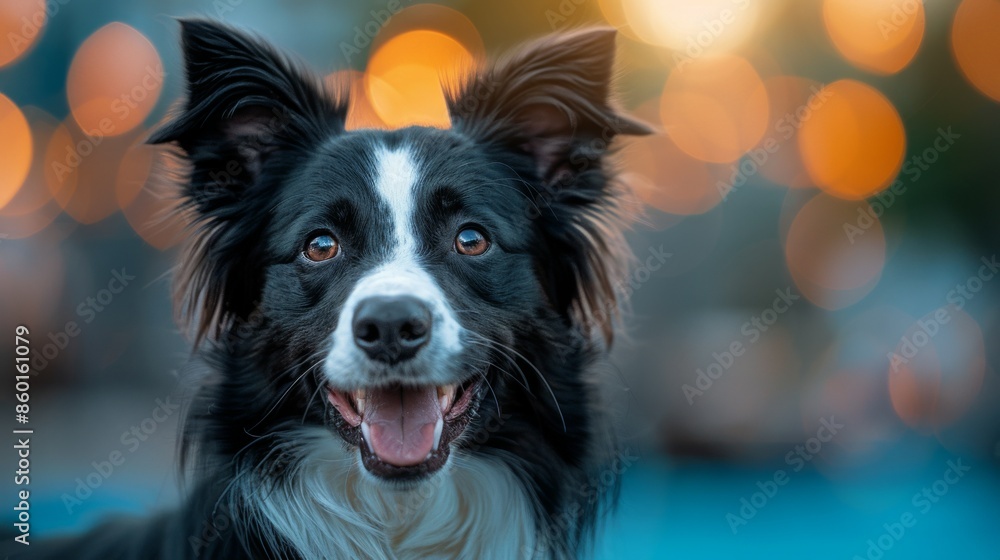 Cute joyful Border Collie. Pet. Dog. Canine. Cute joyful Border Collie. Pet. Dog. Canine.