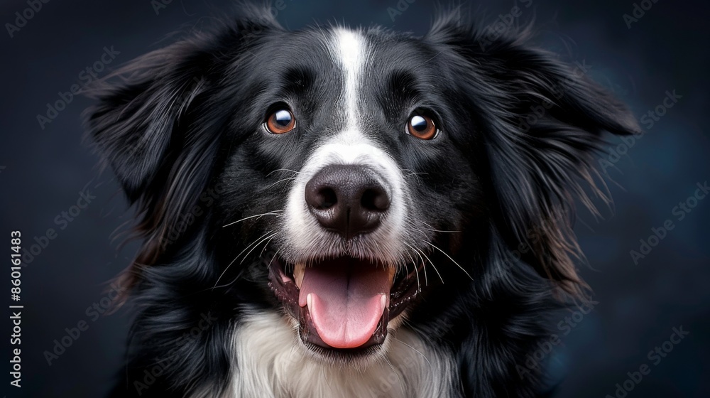 Cute joyful Border Collie. Pet. Dog. Canine. Cute joyful Border Collie. Pet. Dog. Canine.