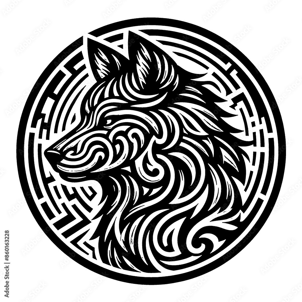 black and white pattern Animal vector illustration
black and white pattern Animal vector illustration