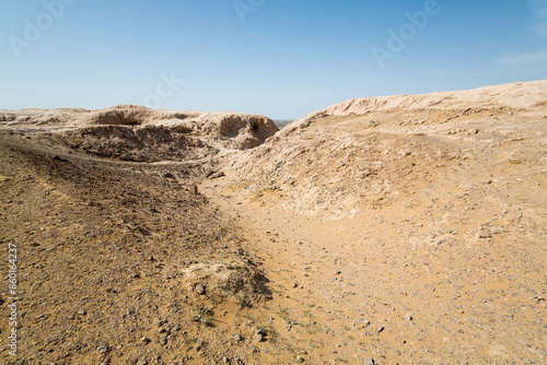 The ruins of an ancient Zoroastrian Tower of Silence photo