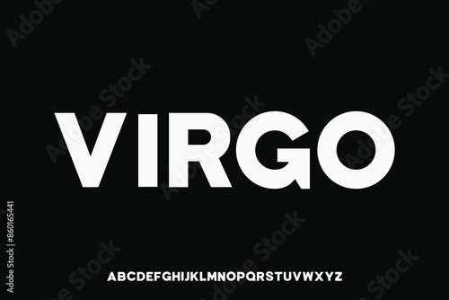 Display alphabet font vector design suitable for headline, poster, logo, album and many more