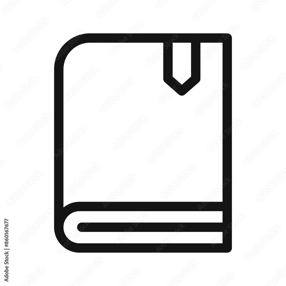 Bookmark in Book Icon Ideal for Reading and Study Bookmark in Book Icon Ideal for Reading and Study
