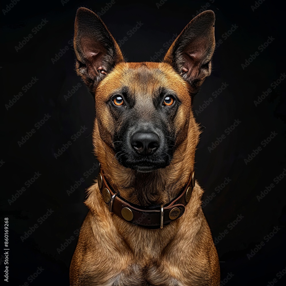 a dog with a dog collar looking at the camera a dog with a dog collar looking at the camera