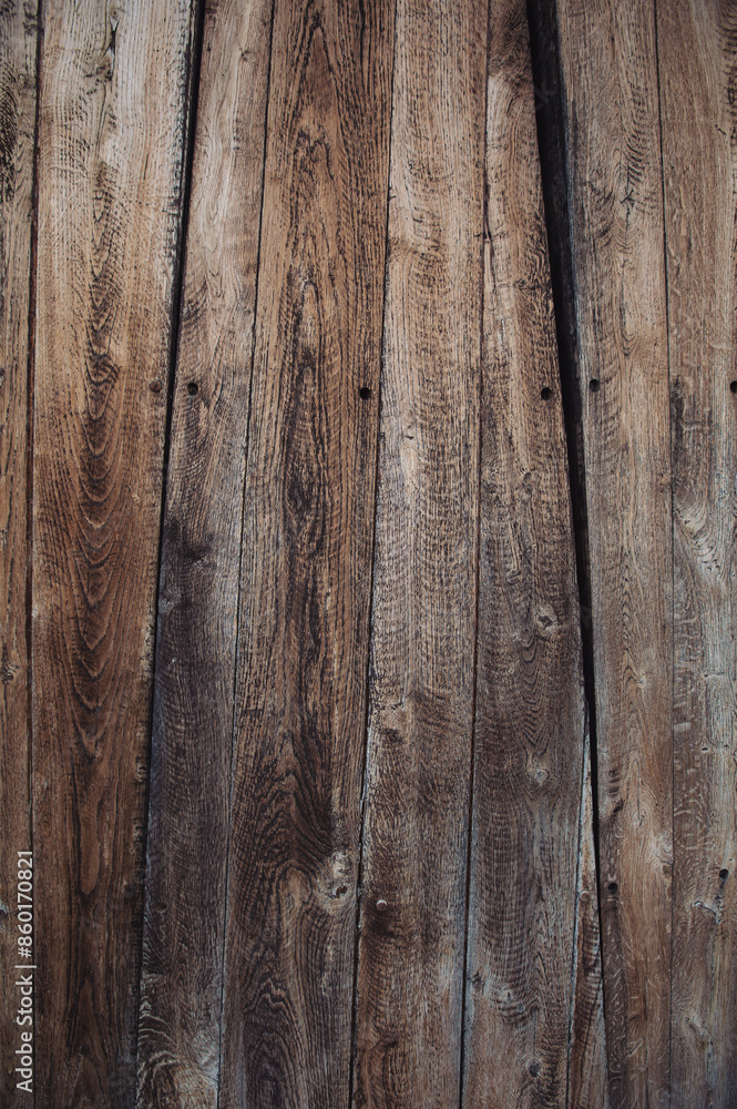 Fototapeta premium weathered wooden boards. Wood texture. old panels. Abstract background, empty template. Modern wooden facing background.
