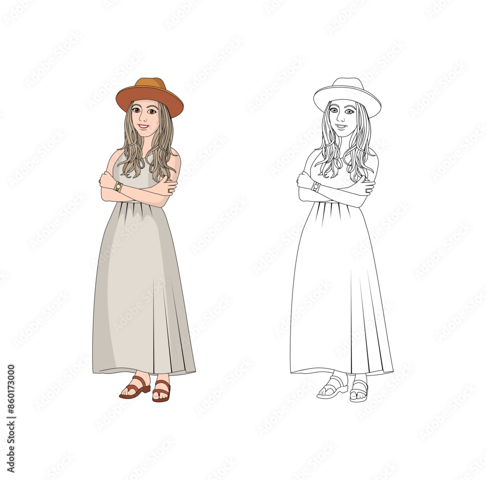 Woman Cartoon Character Design Illustration vector eps format , suitable for your design needs, logo, illustration, animation, etc. Woman Cartoon Character Design Illustration vector eps format , suitable for your design needs, logo, illustration, animation, etc.