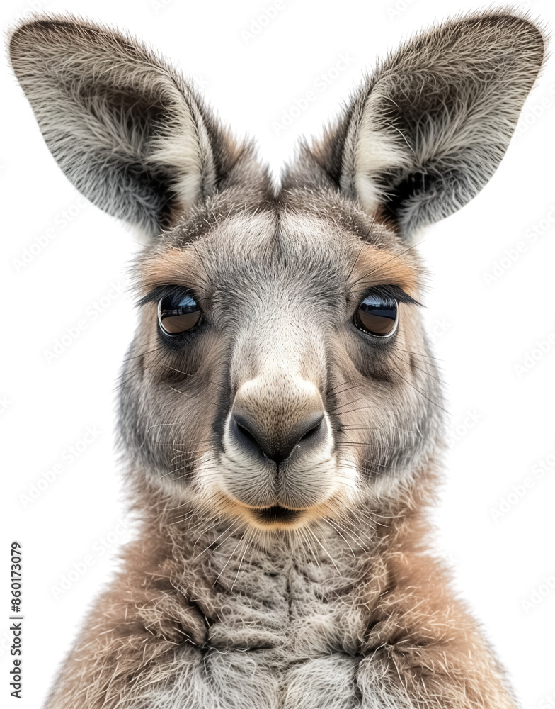 close up of a kangaroo isolated on white background, kangaroo png no background isolated on transparent, kangaroo half body close up of a kangaroo isolated on white background, kangaroo png no background isolated on transparent, kangaroo half body