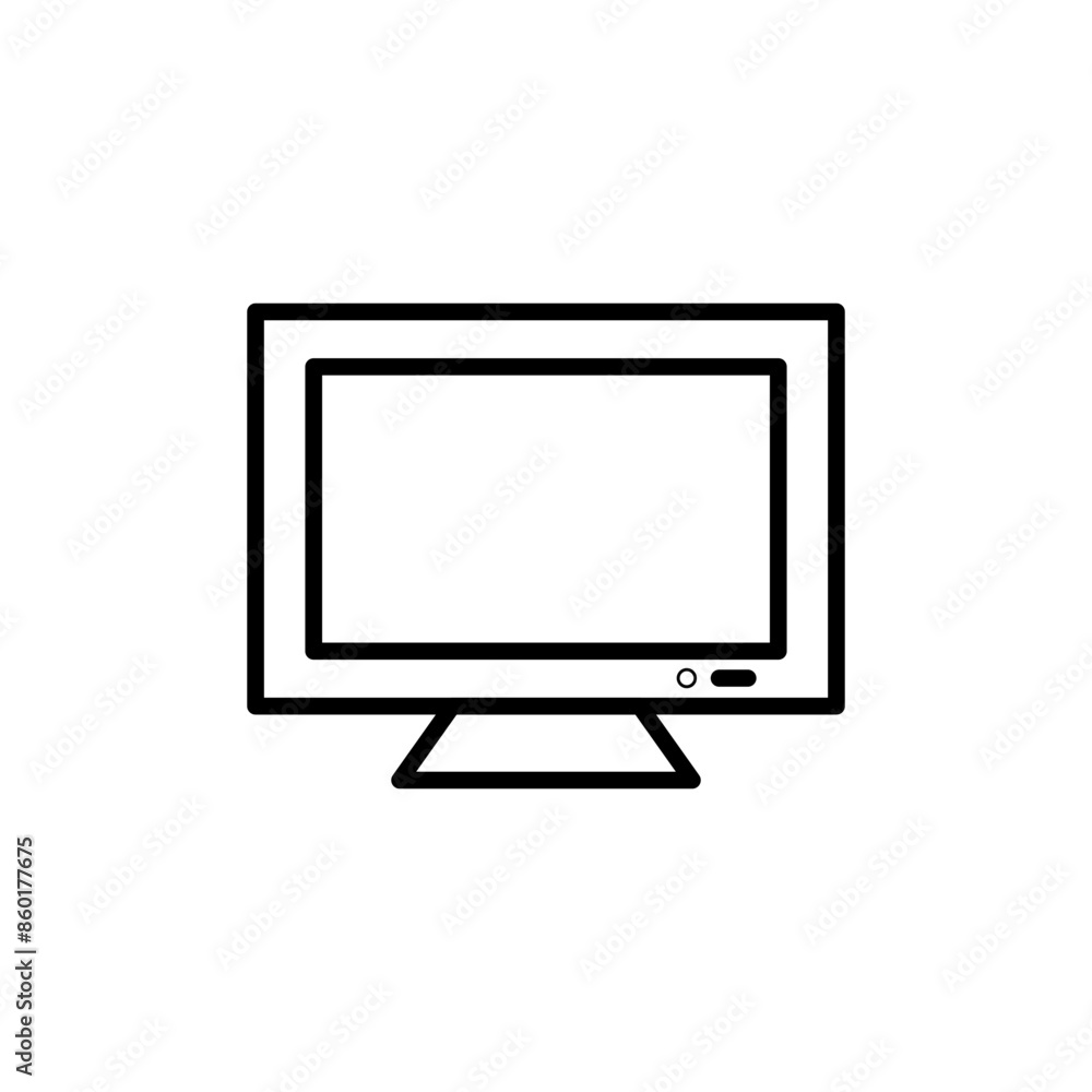 Computer Screen Icon Perfect for Digital Work and Gaming Computer Screen Icon Perfect for Digital Work and Gaming