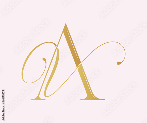VA , AV , logo VA  ,Letter VA  ,monogram VA