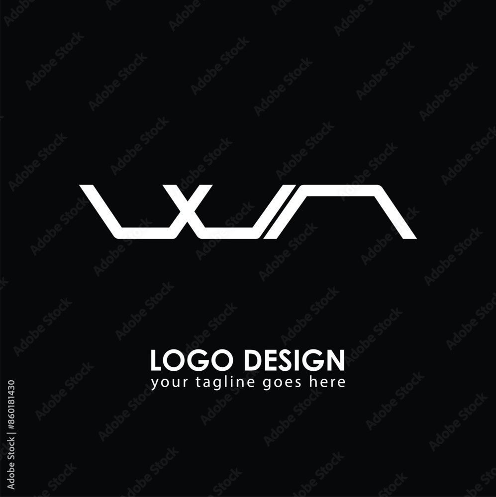 WA WA Logo Design, Creative Minimal Letter WA WA Monogram WA WA Logo Design, Creative Minimal Letter WA WA Monogram