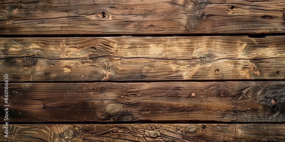 Naklejka premium Weathered Wood Plank Texture
