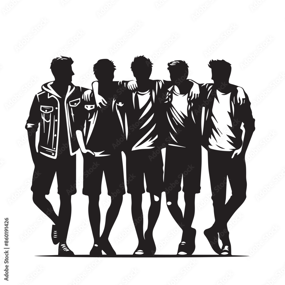 silhouettes of people silhouettes of people