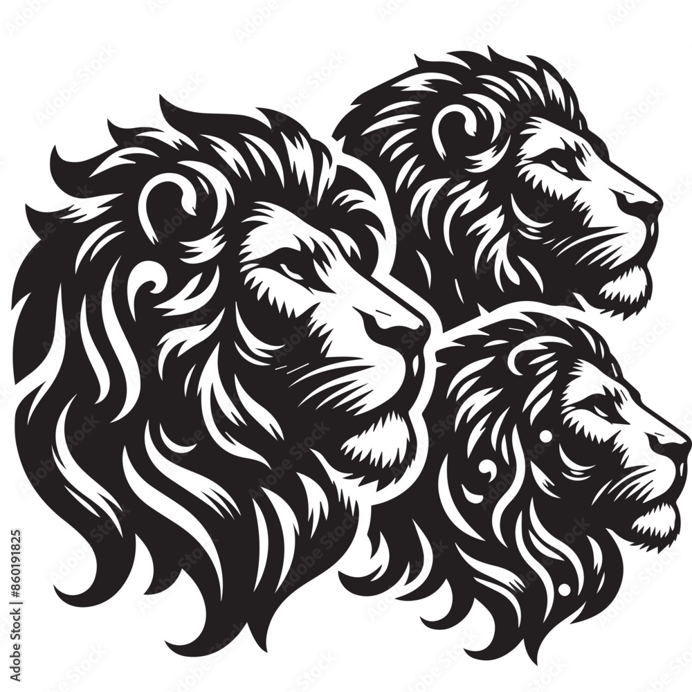lion head vector lion head vector